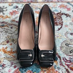 Tahari ‘Guardian’ Black Patent Leather Heels